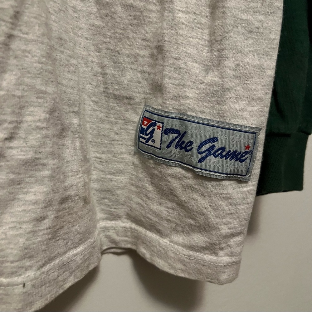 Vintage Green Day Packers NFL The Game‎ Yellow and Gray Hooded Shirt Size Large - Picture 2 of 8